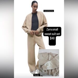 Beige tracksuit Zara
